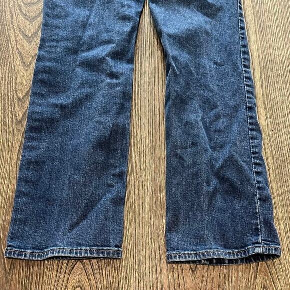 Levi's Womens 505 Straight Jeans Mid Rise Denim Stretch Medium Wash Blue Size 4 - Picture 7 of 10